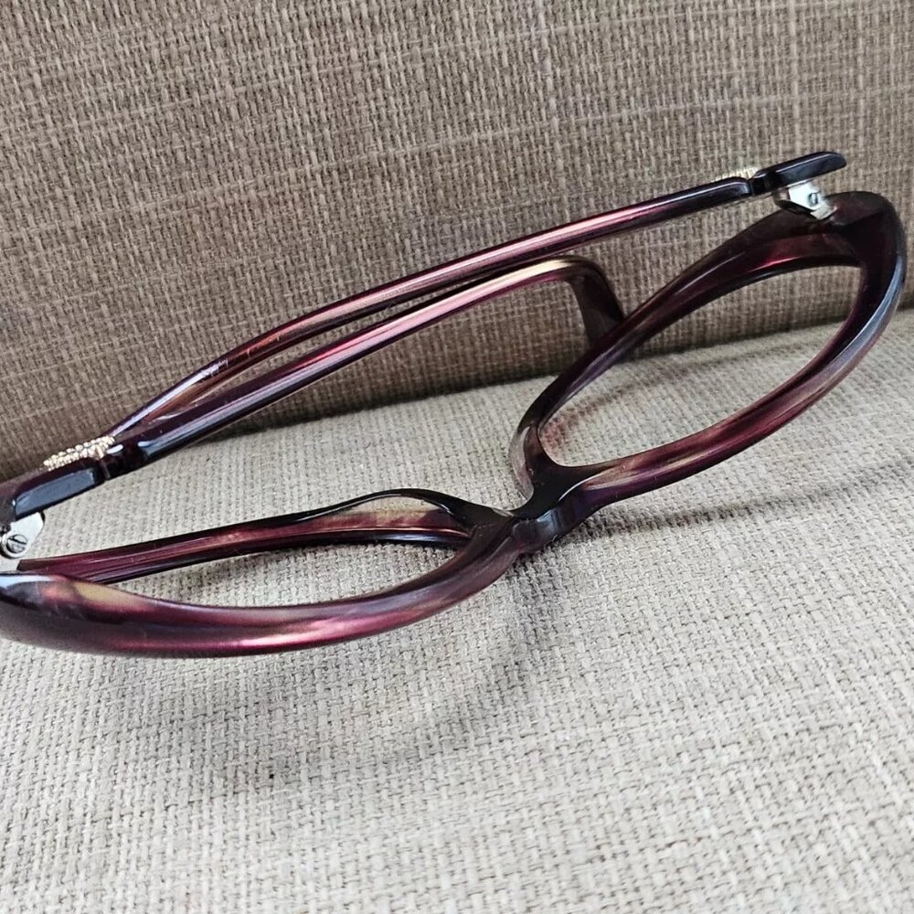 Jessica Mcclintock Women Eyeglasses/Sunglasses Frame Augergime Laminate Glasses - Picture 6 of 12